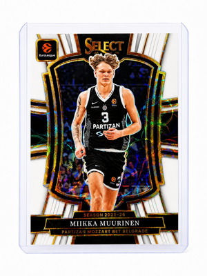 Miikka Muurinen Euroleague Select 2025-26 card like new, Partizan