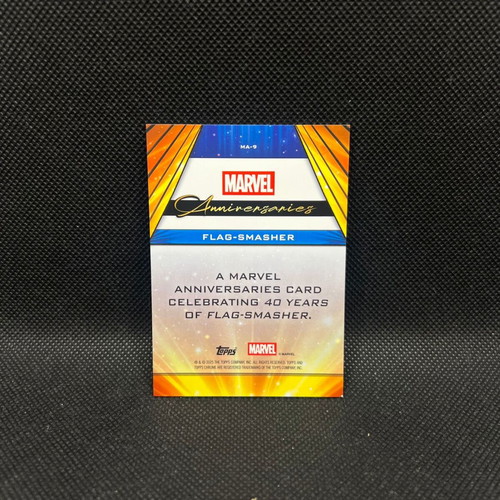 Topps Marvel Flagsmasher 40th Years Anniversary card new