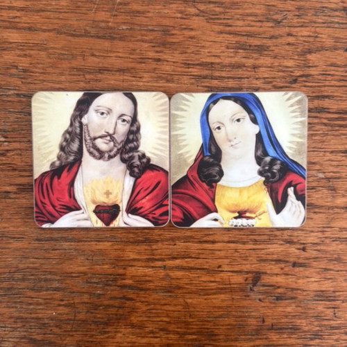 Coasters set of 8 like new, cute mix and match fun designs