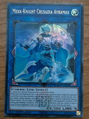 Mekk-Knight Crusadia Avramax BLMM Near Mint Ultra Rare 1st Edition