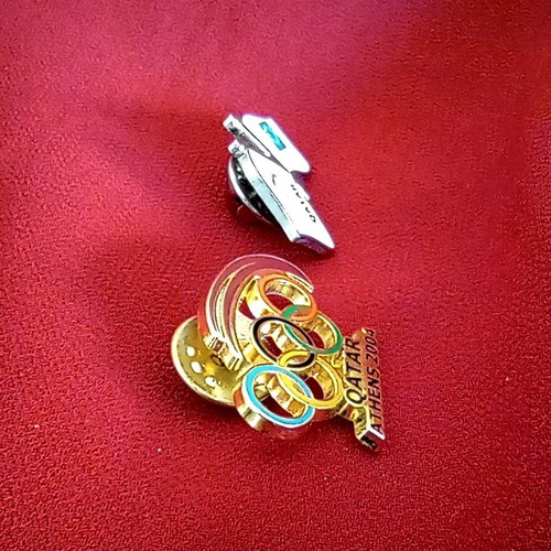 Olympic Pins Qatar Athens 2004 set like new