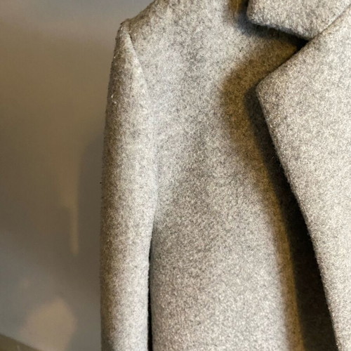 Zara coat grey like new without buttons