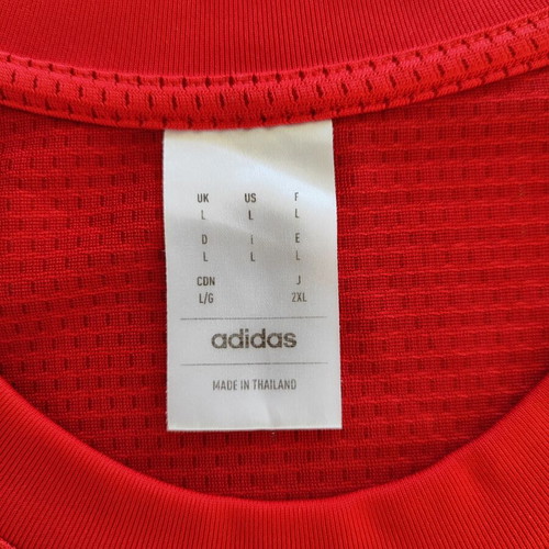 Adidas Legends basketball tank top, red, size L
