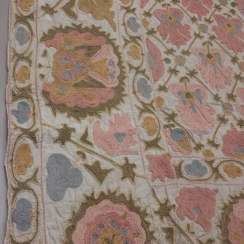 Tablecloth with chain stitch new, size 1.43x0.83