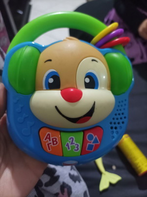 Baby toy like new with minor wear on the mirror