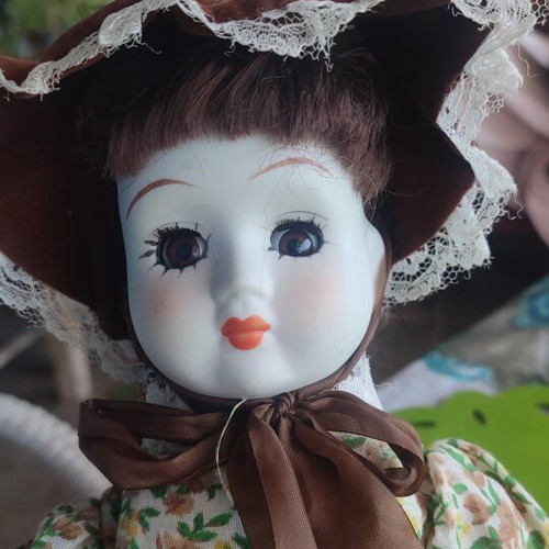 Vintage porcelain doll