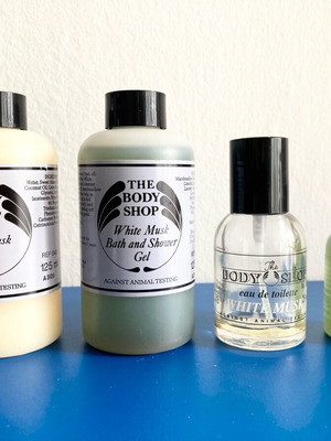 Vintage White Musk Body Shop 1990 collection used