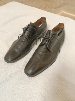 Steve Kommon men's shoes size 46 like new, leather, black