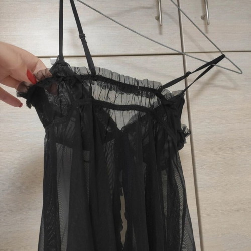 Brand new - Oysho - Babydoll lingerie camisole sexy top bralette Vintage / διαφανές νεγκλιζέ τούλινο