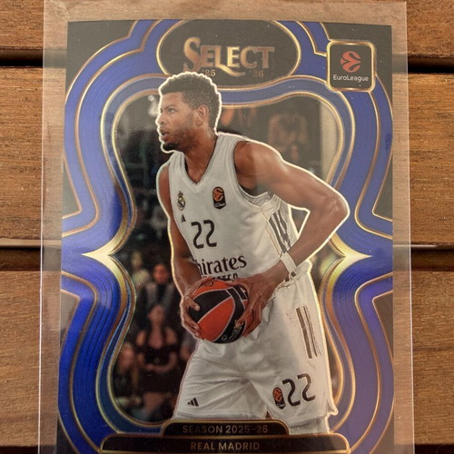 Panini Euroleague Select Walter Tavares Mezzanine Level Silver Prizm card Real Madrid