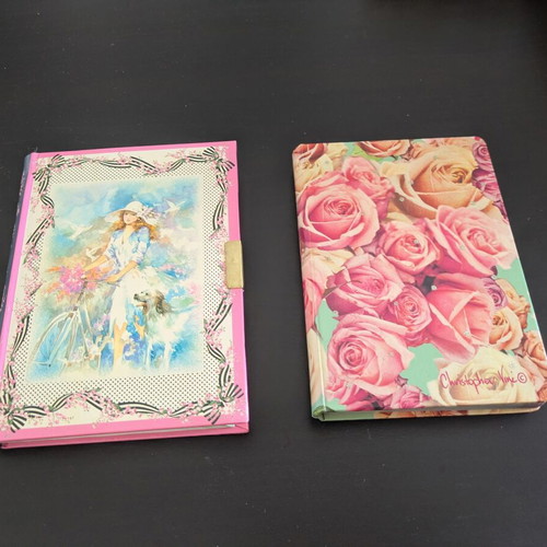 Vintage recording diaries in excellent condition