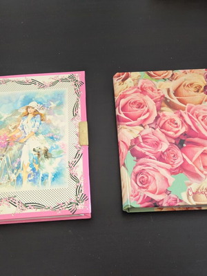 Vintage recording diaries in excellent condition