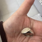 925 Silver Ring with Mother of Pearl like new