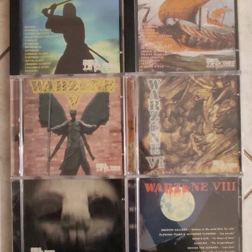 Metal Invader and Rock Hard CDs like new, collection of 58