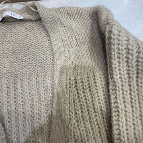 Zara long beige cardigan like new, size M