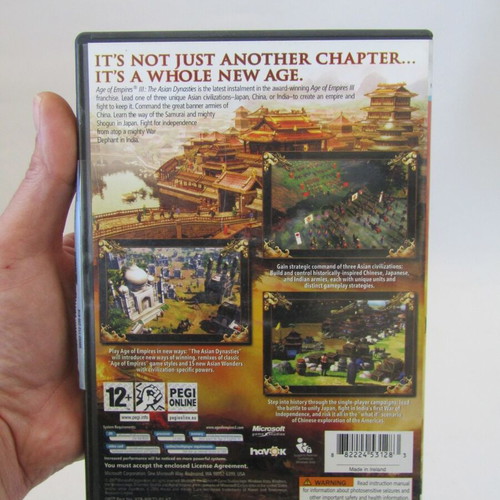 Age Of Empires III The Asian Dynasties PC game used