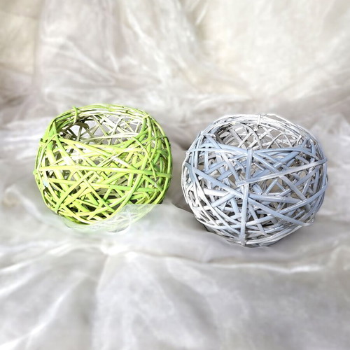 Decorative baskets used, set of 3 for wedding and baptism