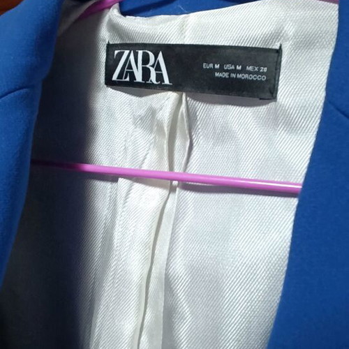 Zara jacket new, blue, size M