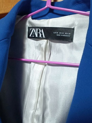 Zara jacket new, blue, size M