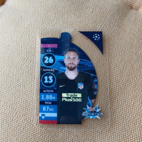 Jan Oblak Atletico Madrid 2018-19 Topps Crystal UCL No. 6 used