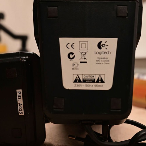 Logitech speakers used in very good condition