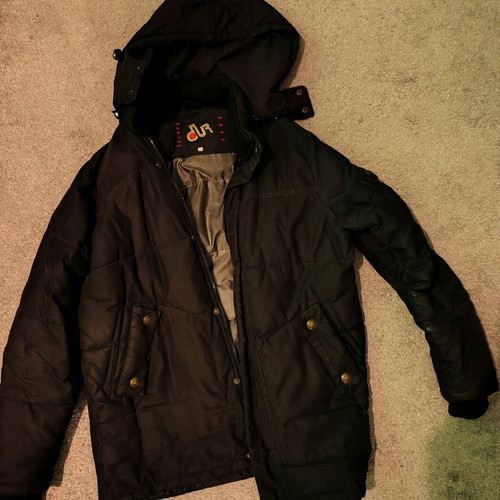 Dur jacket dark gray Large like new