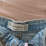 Stradivarius jean bermuda shorts, size 34, blue