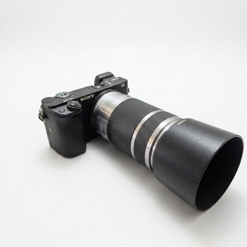 Sony A6300 camera with Sony 55-210mm f/4.5-6.3 telephoto zoom lens