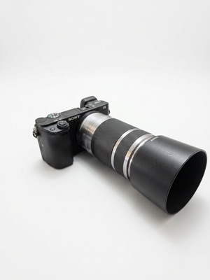 Sony A6300 camera with Sony 55-210mm f/4.5-6.3 telephoto zoom lens