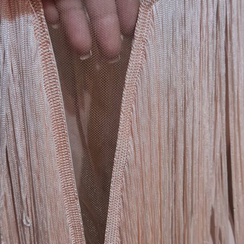 Prince Oliver dress new, size M, pink with fringes and transparency
