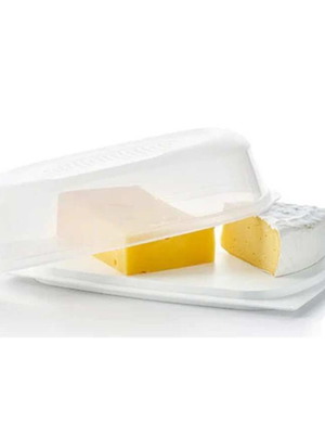 Cheese container new for storing kasseri cheese and salami