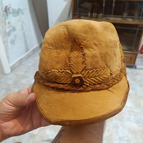 Traditional Handmade Amadou Hat like new, Transylvania style, size L