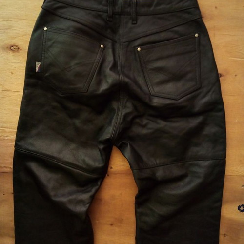 Reusch leather motorcycle pants used, size 40