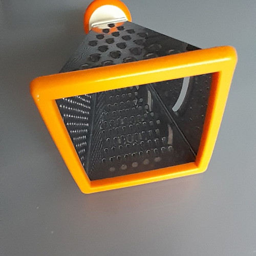Cheese and vegetable grater used