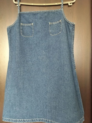 Women's denim dress like new, size XL, blue