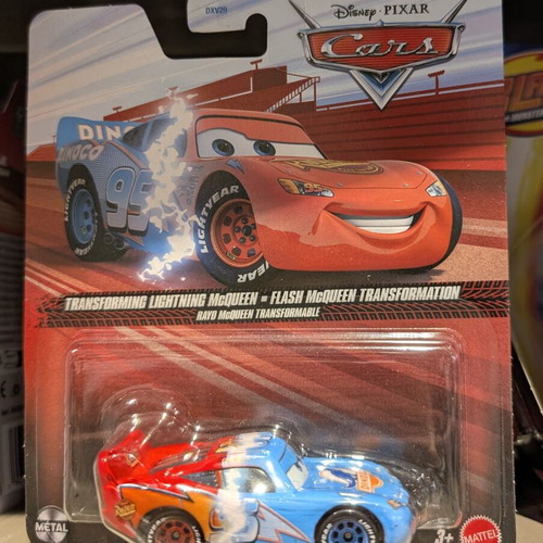 Cars Pixar Transforming Lightning McQueen toy new