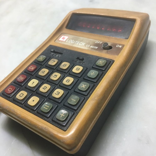 Logitech pocket calculator partially functional