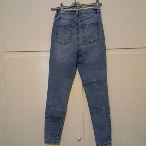 Sinsay women's high-waisted blue denim pants like new, size M 38 10