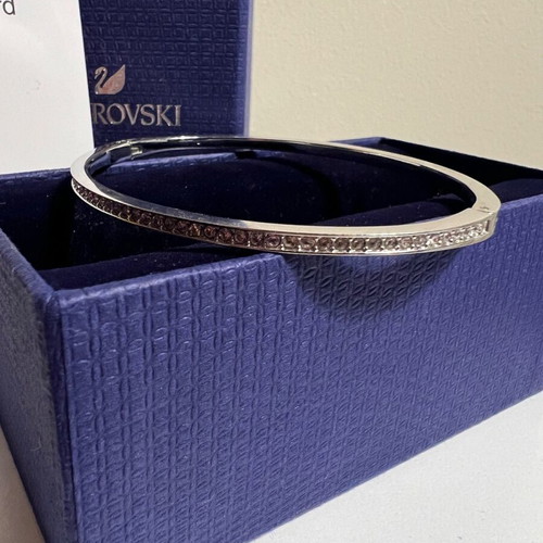 Swarovski Rare Bangle bracelet like new, silver