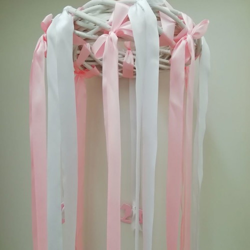 Church decoration set for girl baptism used