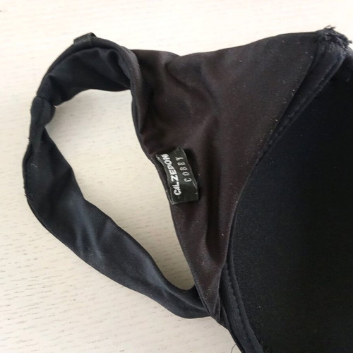 Calzedonia bikini top used, black size M
