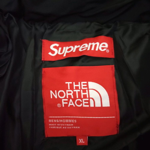 The North Face x Supreme Angels Puffer Jacket new, size XL, black and gray