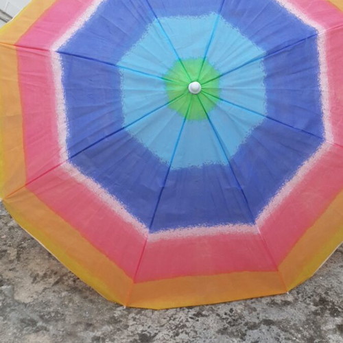 Beach umbrella new, diameter 1.35m