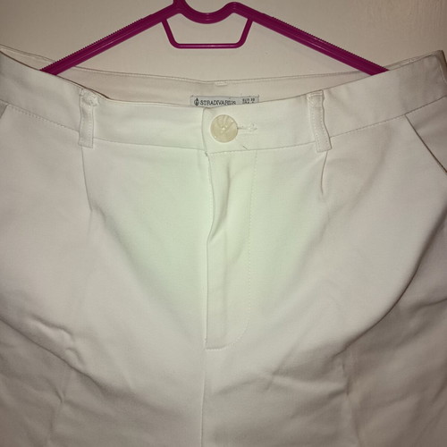 Stradivarius white women's pants medium size like new