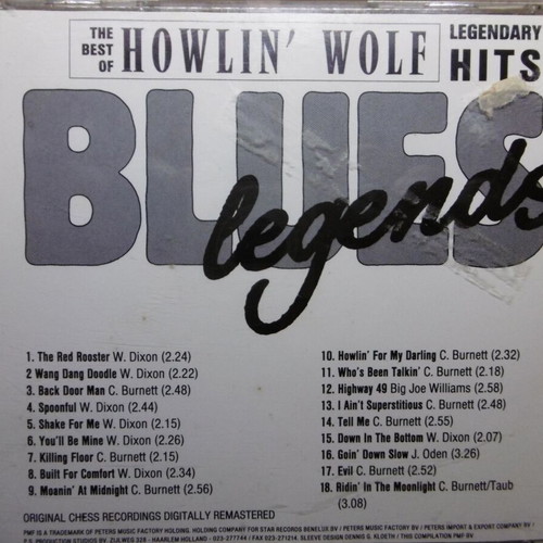 Howlin' Wolf The Best Of Howlin' Wolf CD used, blues