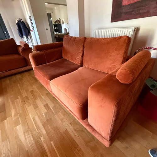 Sofa set used, 2-seater and 3-seater