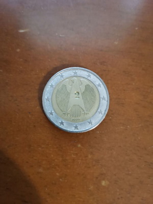 2 Euro 2002 Coin like new with eagle engraving error