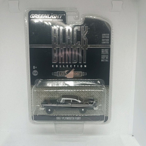 1957 Plymouth Fury 1:64 Green Light Black Bandit Series limited edition new