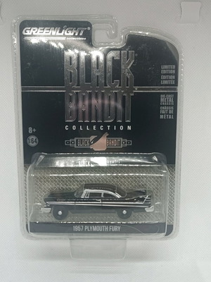 1957 Plymouth Fury 1:64 Green Light Black Bandit Series limited edition new