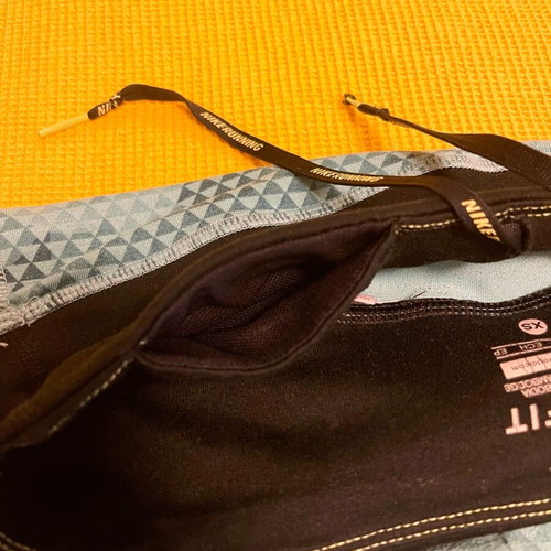 Nike 3/4 leggings used, turquoise, size S